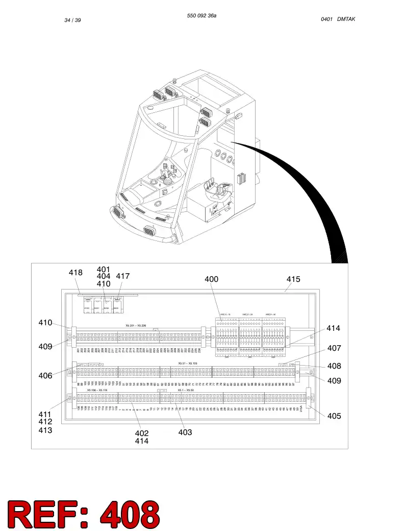 88615849 886 158 49 YHDISTYSKPL ENSTO KRL11 2-NAP. - Sandvik Technical Drawing
