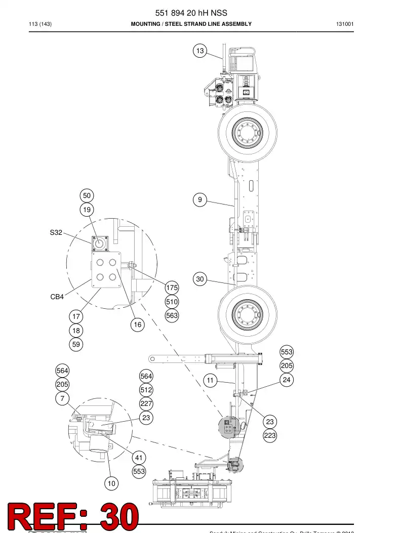 88621309 886 213 09 Pipe - Sandvik Technical Drawing