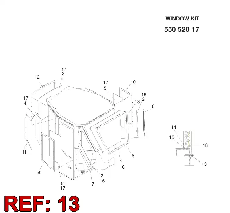 88621839 886 218 39 SCREW - Sandvik Technical Drawing