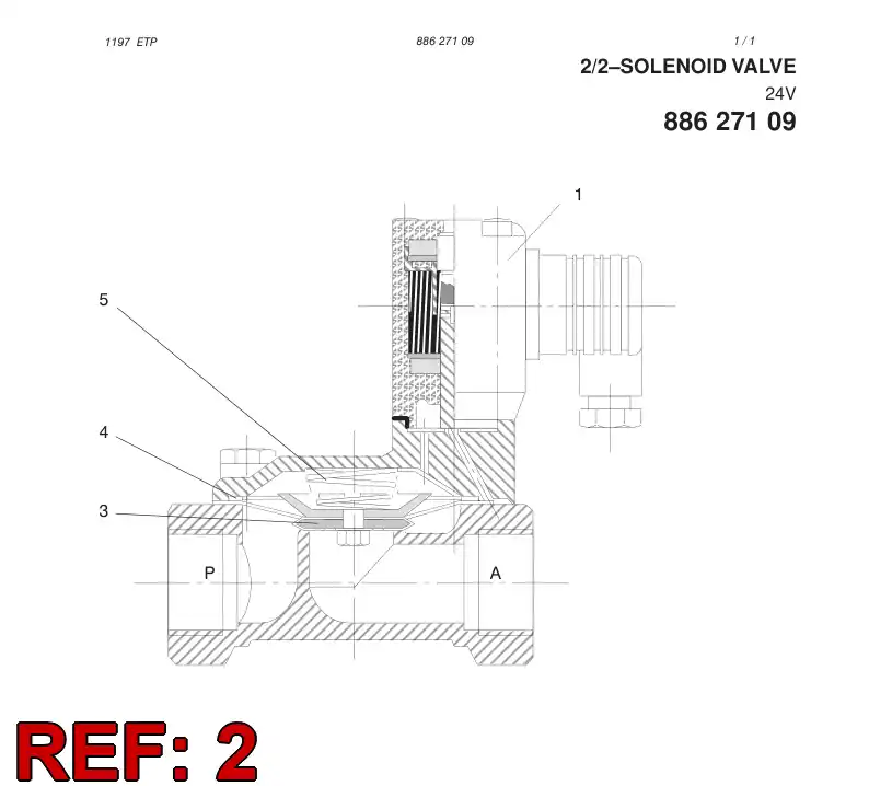 88627639 886 276 39 REPAIR KIT - Sandvik Technical Drawing
