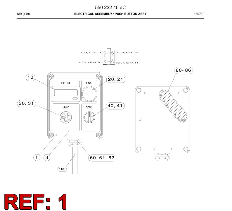 88637669 886 376 69 Enclosure, Plastic - Sandvik Technical Drawing