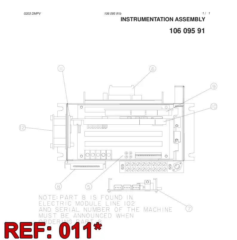 88638709 886 387 09 POWER SHUT DOWN BOARD - Sandvik Technical Drawing