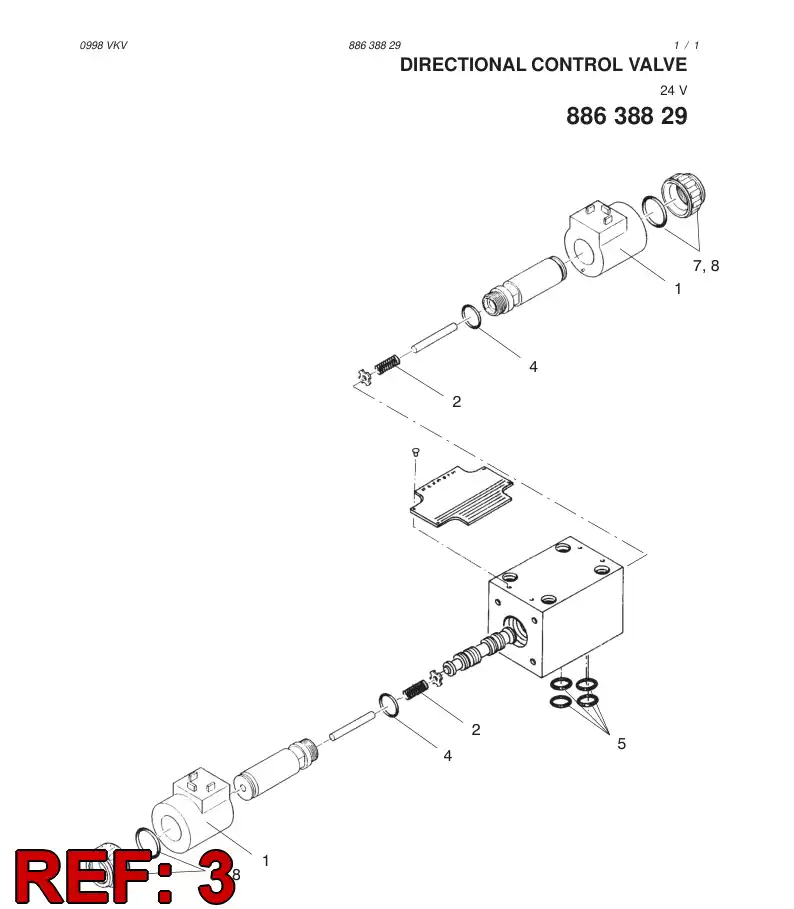 88639019 886 390 19 SEAL KIT - Sandvik Technical Drawing