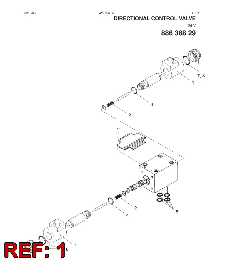 88639149 886 391 49 SOLENOID - Sandvik Technical Drawing