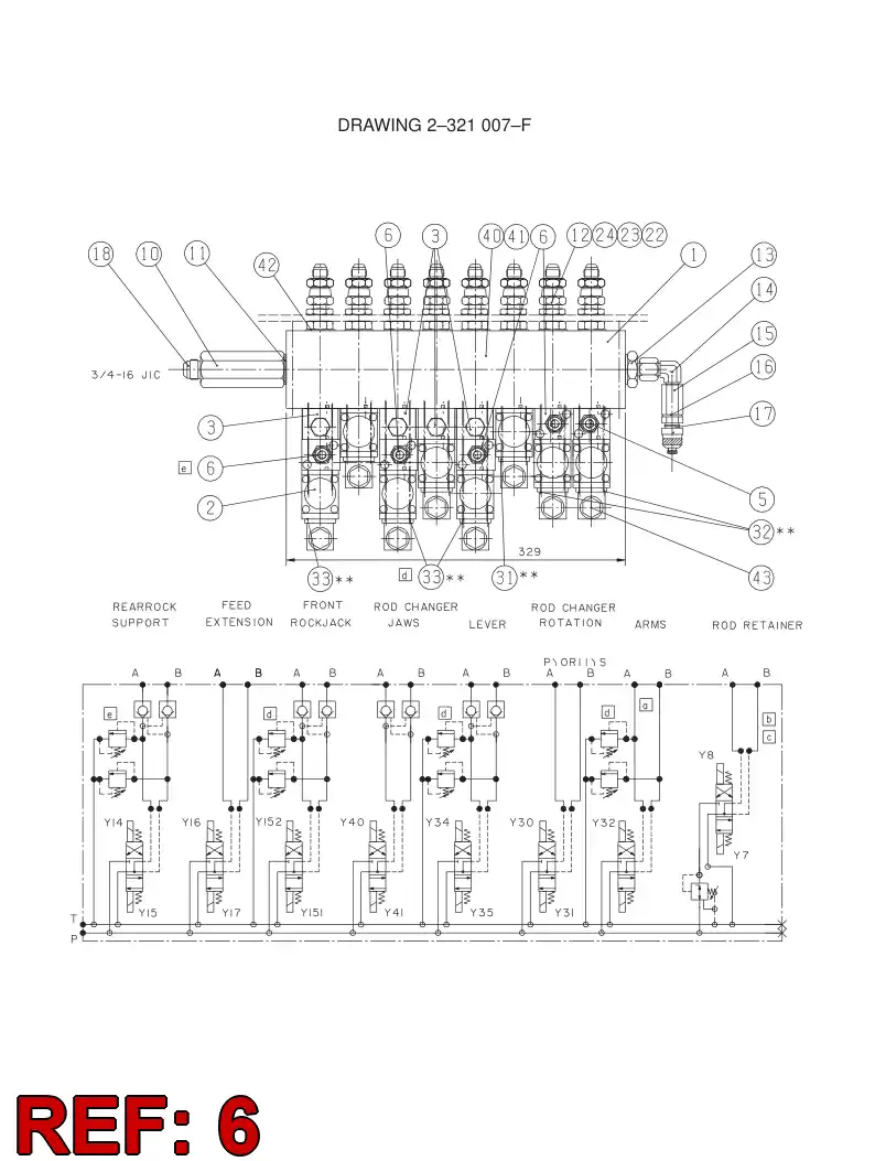 88639309 886 393 09 VLVULA, DESCARGA DE PRESIN - Sandvik Technical Drawing