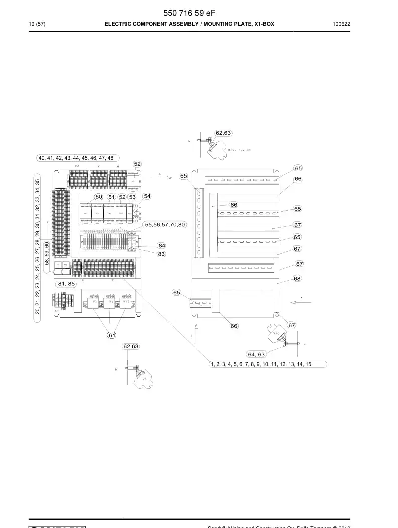 88640909 886 409 09 Bushing - Sandvik Technical Drawing