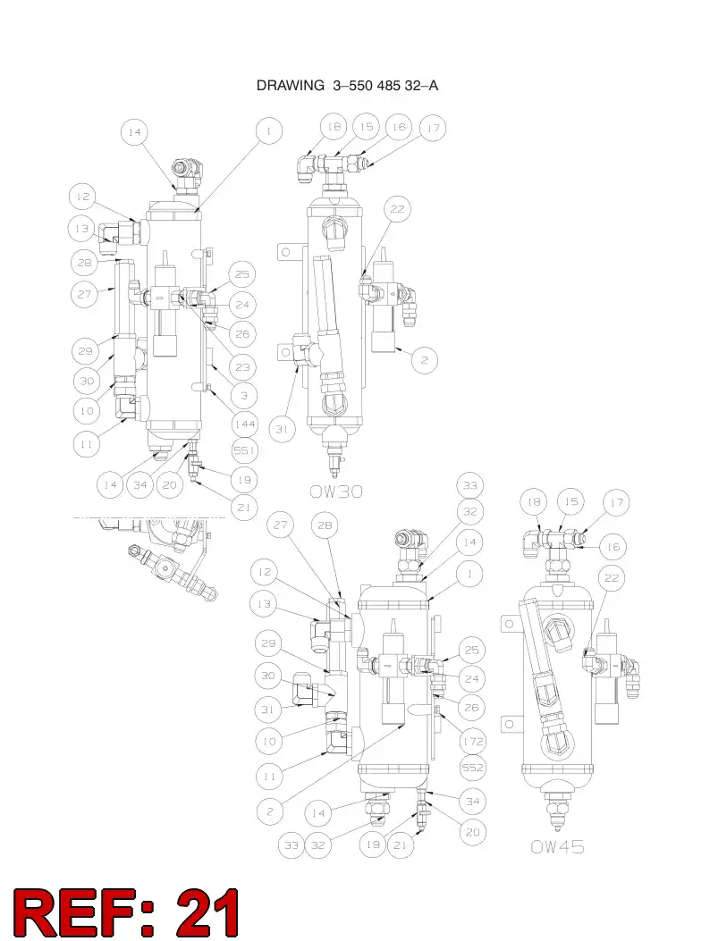 88642239 886 422 39 SWIVEL NUT MALE ADAPTER - Sandvik Technical Drawing