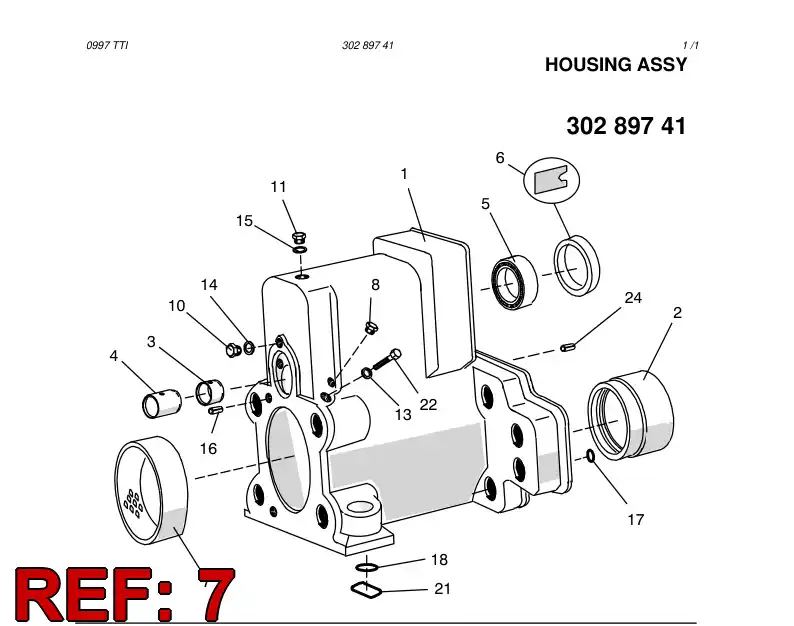 88645009 886 450 09 Bearing bushing - Sandvik Technical Drawing