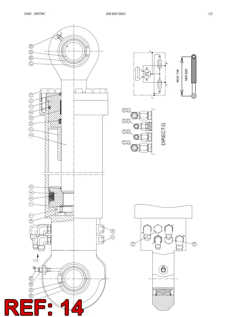 88662319 886 623 19 Hexagon socket set screw - Sandvik Technical Drawing