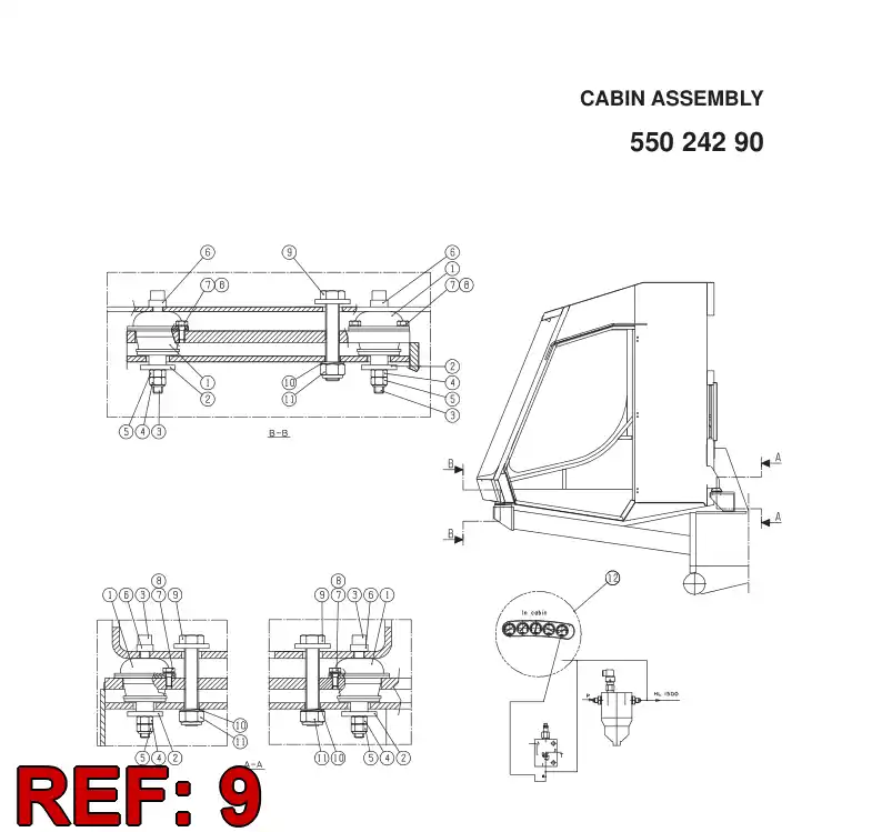 88663589 886 635 89 BOLT - Sandvik Technical Drawing