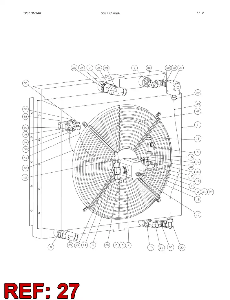 88664059 886 640 59 THERMOSTAT VALVE OILTECH - Sandvik Technical Drawing