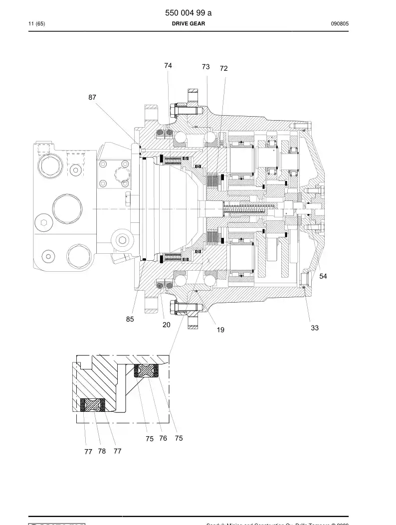 886 652 19a Lamella set - drawing