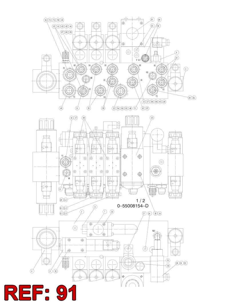 88669129 886 691 29 SEAL KIT - Sandvik Technical Drawing