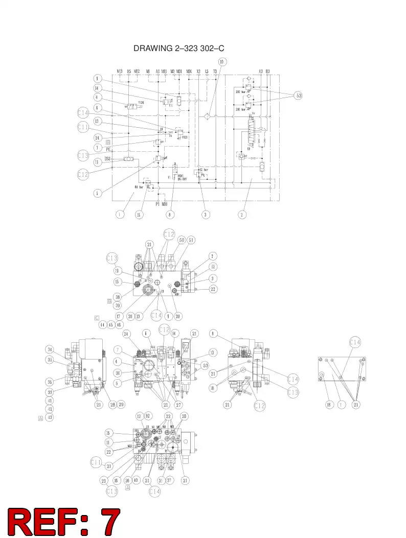 88670869 886 708 69 VLVULA, COMPENSADOR DE PRESSO - Sandvik Technical Drawing