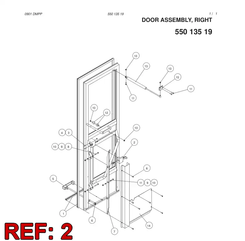 88671599 886 715 99 LOCK - Sandvik Technical Drawing