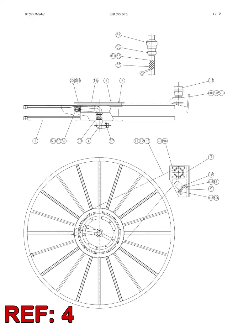 88676009 886 760 09 SWIVEL NUT MALE ADAPTER - Sandvik Technical Drawing
