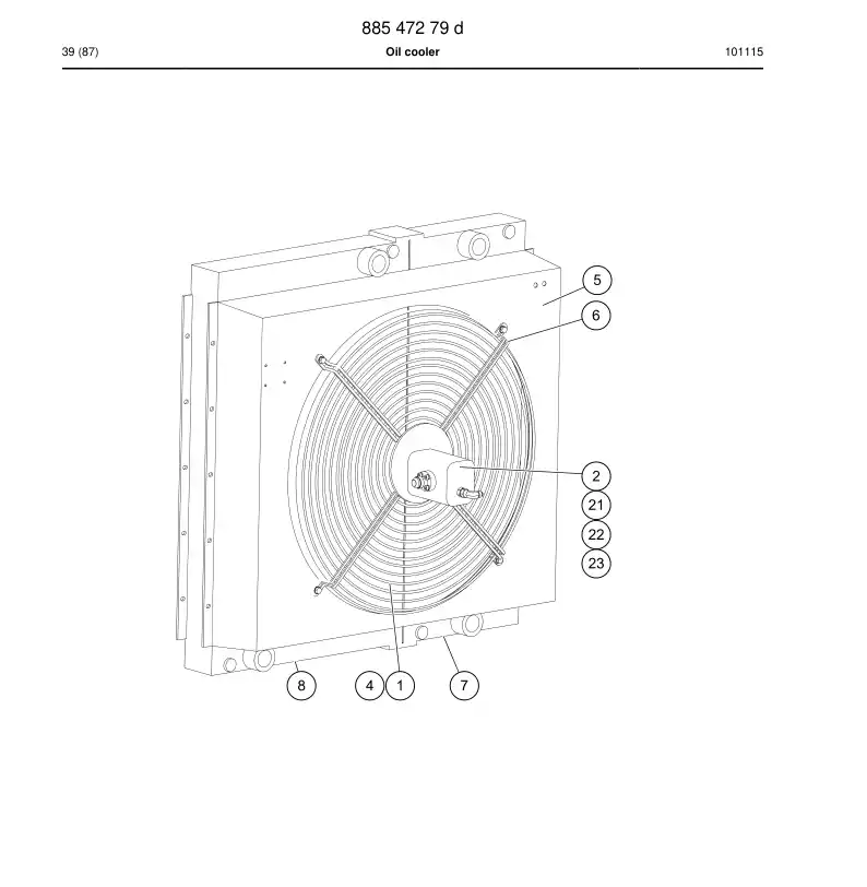 88681649a 886 816 49a Seal kit - Sandvik Technical Drawing