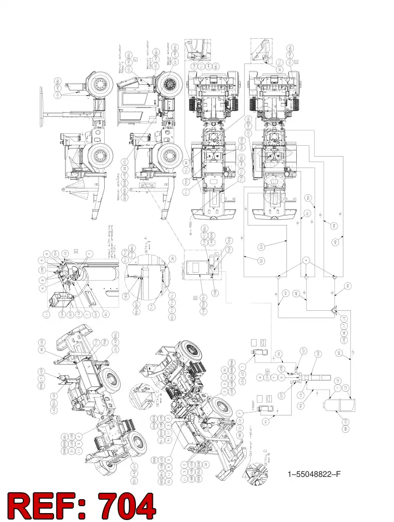 88689749 886 897 49 HYDRAULIC HOSE - Sandvik Technical Drawing