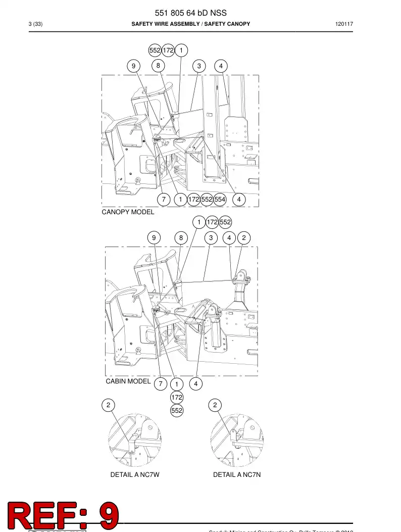 88691269 886 912 69 Hose, Hydraulic - Sandvik Technical Drawing