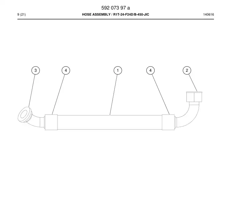 88696209 886 962 09 Bushing - Sandvik Technical Drawing