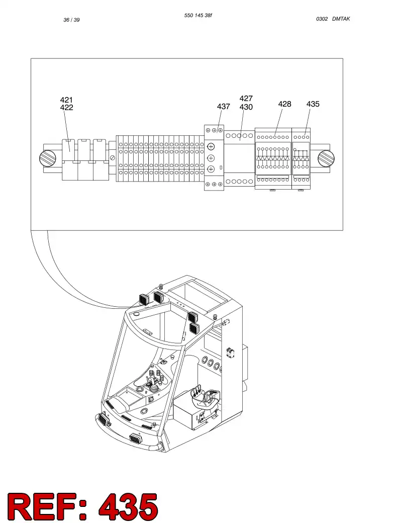 88699519 886 995 19 DIODE MODUL (4 DIODES) - Sandvik Technical Drawing