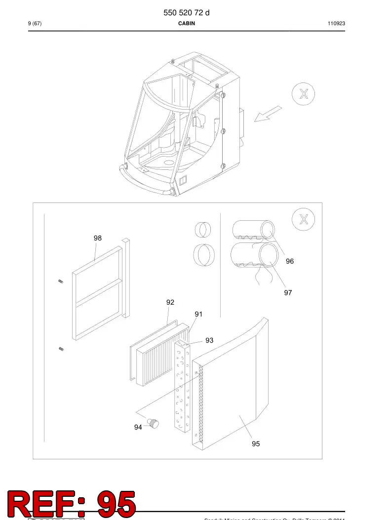 88700629a 887 006 29a COVER - Sandvik Technical Drawing