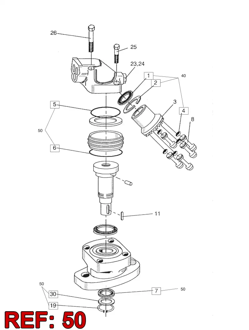 88702109 887 021 09 Seal kit - Sandvik Technical Drawing