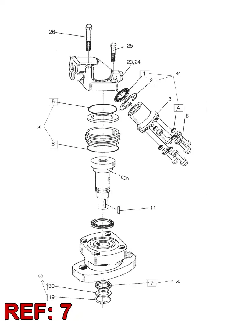 88702519 887 025 19 SHAFT SEAL - Sandvik Technical Drawing