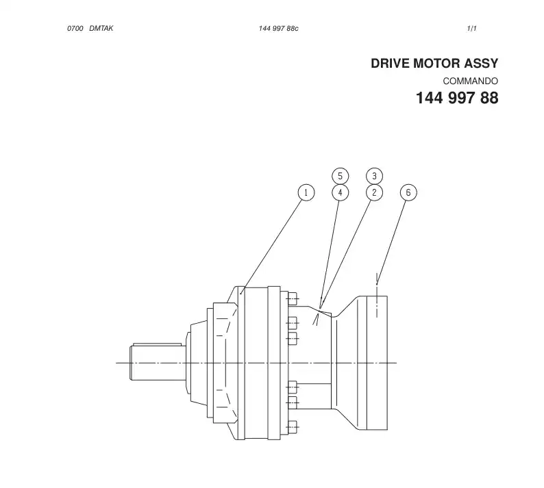 88702659 887 026 59 BRAKE SPARE PARTS - Sandvik Technical Drawing