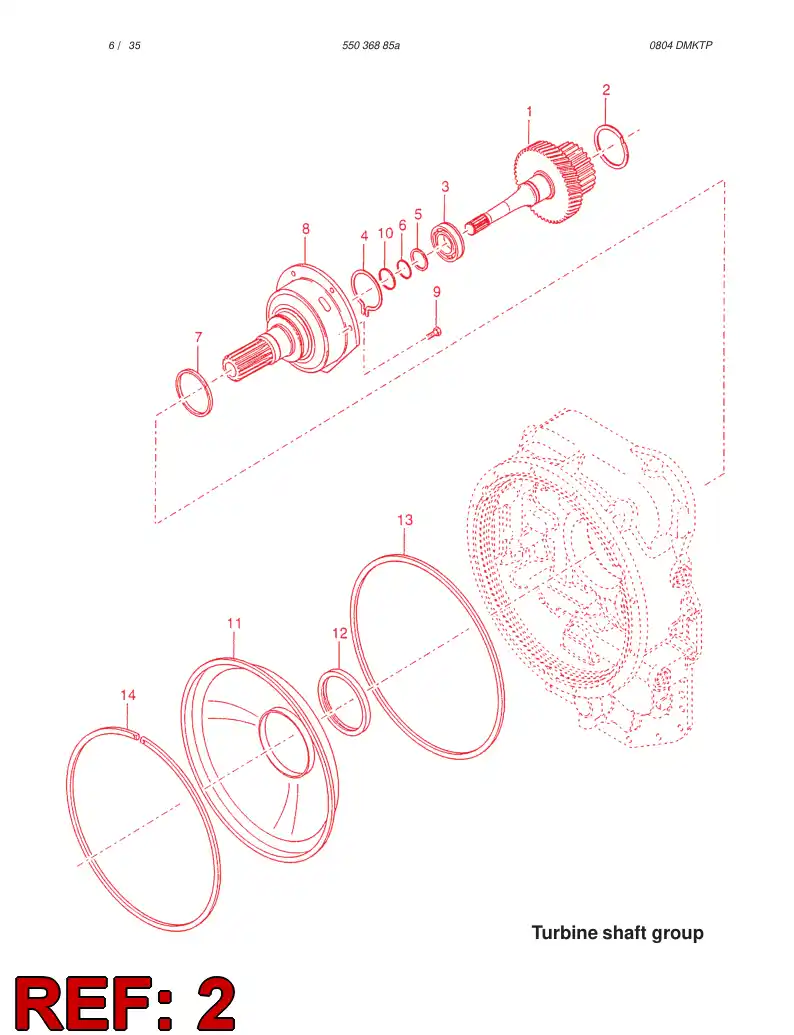 88704949 887 049 49 RETAINING RING - Sandvik Technical Drawing