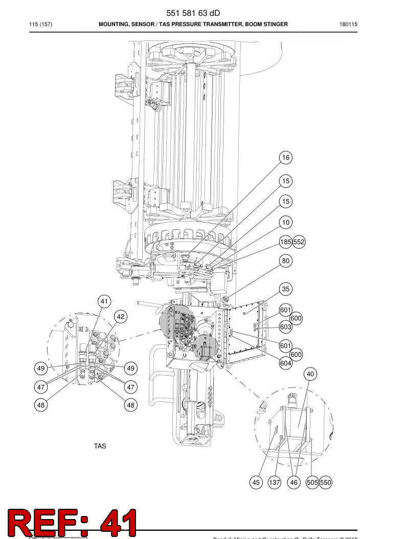 88716459c 887 164 59c TRANSMISSOR DE PRESSO - Sandvik Technical Drawing