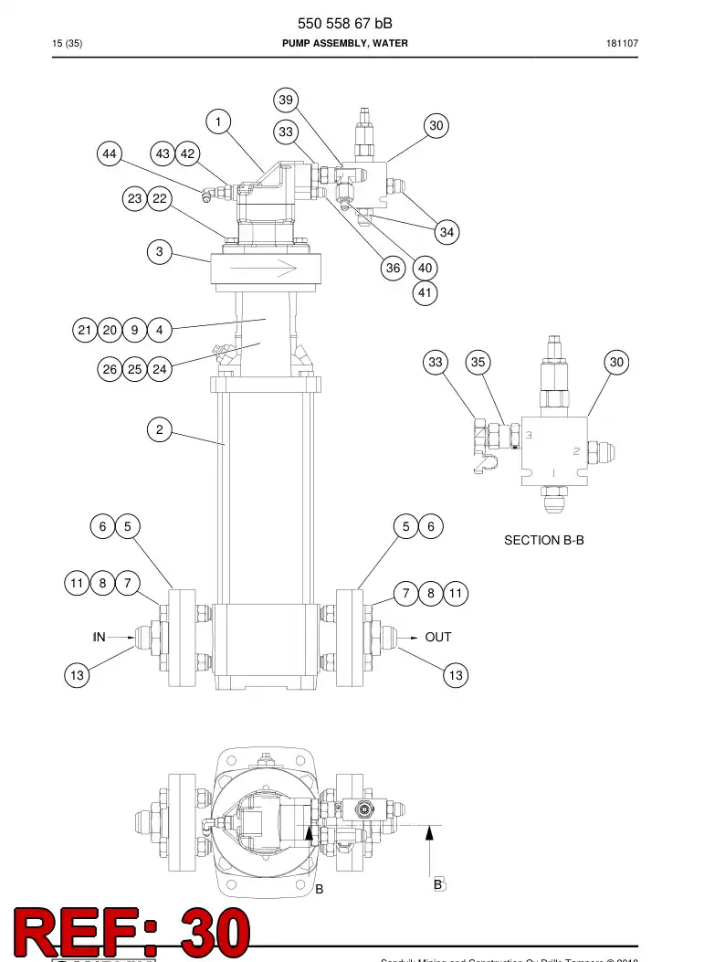 88717619a 887 176 19a Seal Kit - Sandvik Technical Drawing