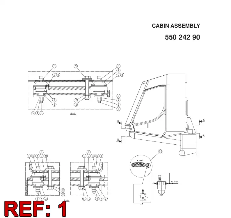 88717879 887 178 79 VIBRATION DAMBER - Sandvik Technical Drawing