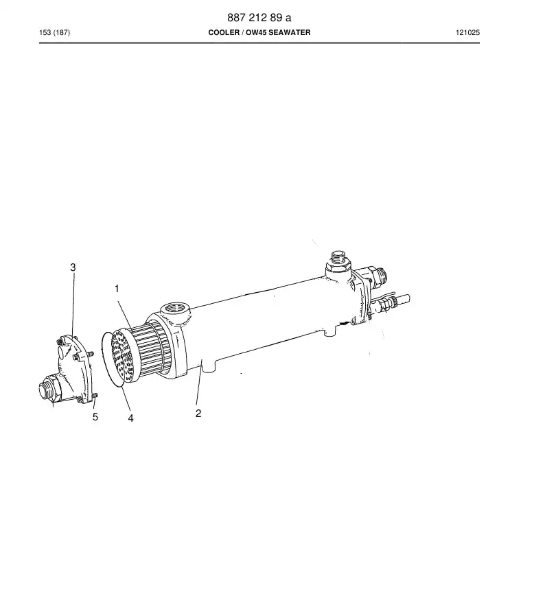 88722169a 887 221 69a End cover - Sandvik Technical Drawing