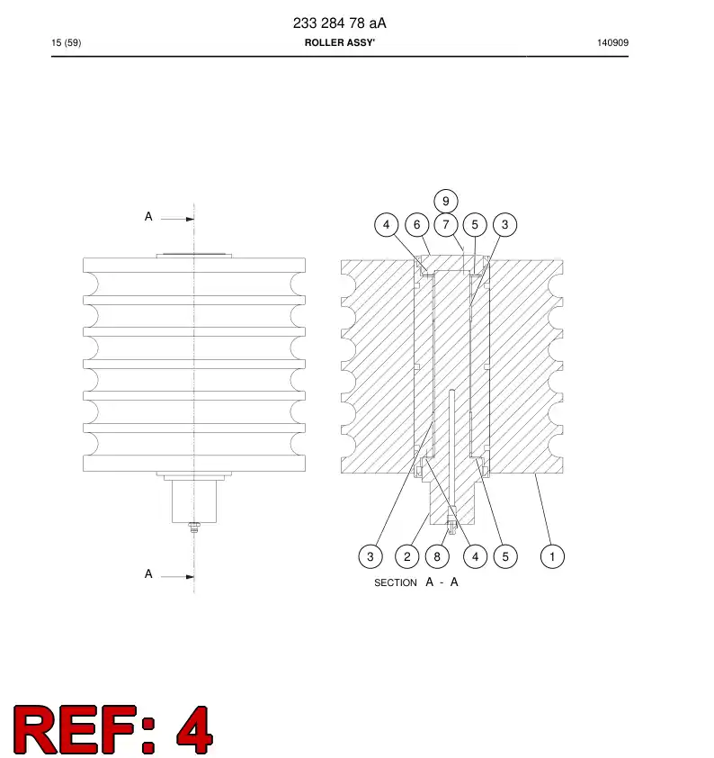 88722859 887 228 59 SLOTTED CHEESE HEAD SCREW - Sandvik Technical Drawing