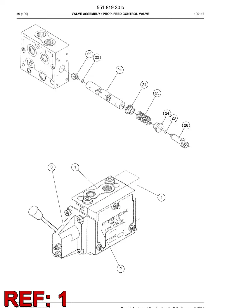 887 363 89a SECCIN DE VLVULA - drawing