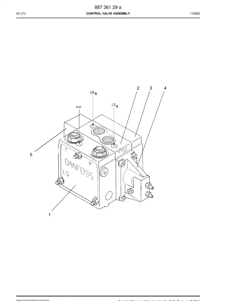 88736409a 887 364 09a Section - Sandvik Technical Drawing