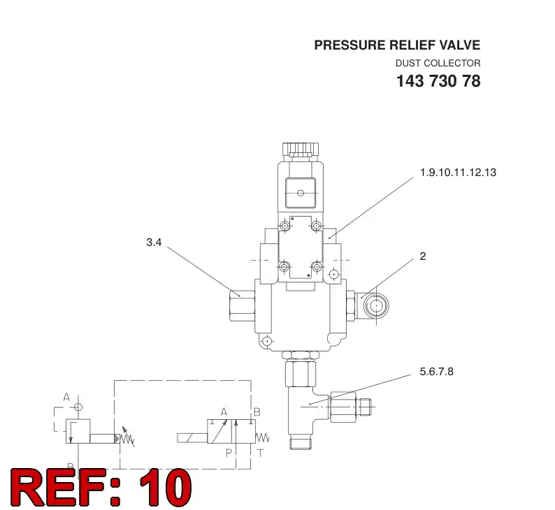 88742379 887 423 79 COIL - Sandvik Technical Drawing