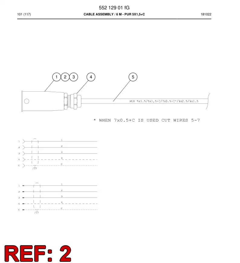 88742809a 887 428 09a CONNECTOR, SCREW TERMINAL (M) - Sandvik Technical Drawing