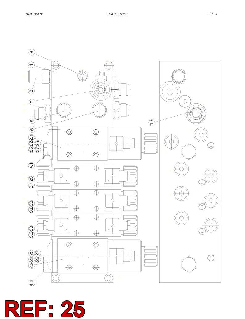 88749339 887 493 39 AMPLIFIER - Sandvik Technical Drawing