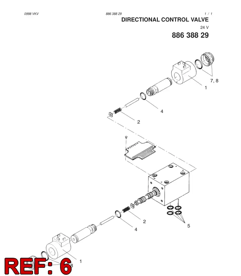 88750009 887 500 09 SEAL KIT - Sandvik Technical Drawing