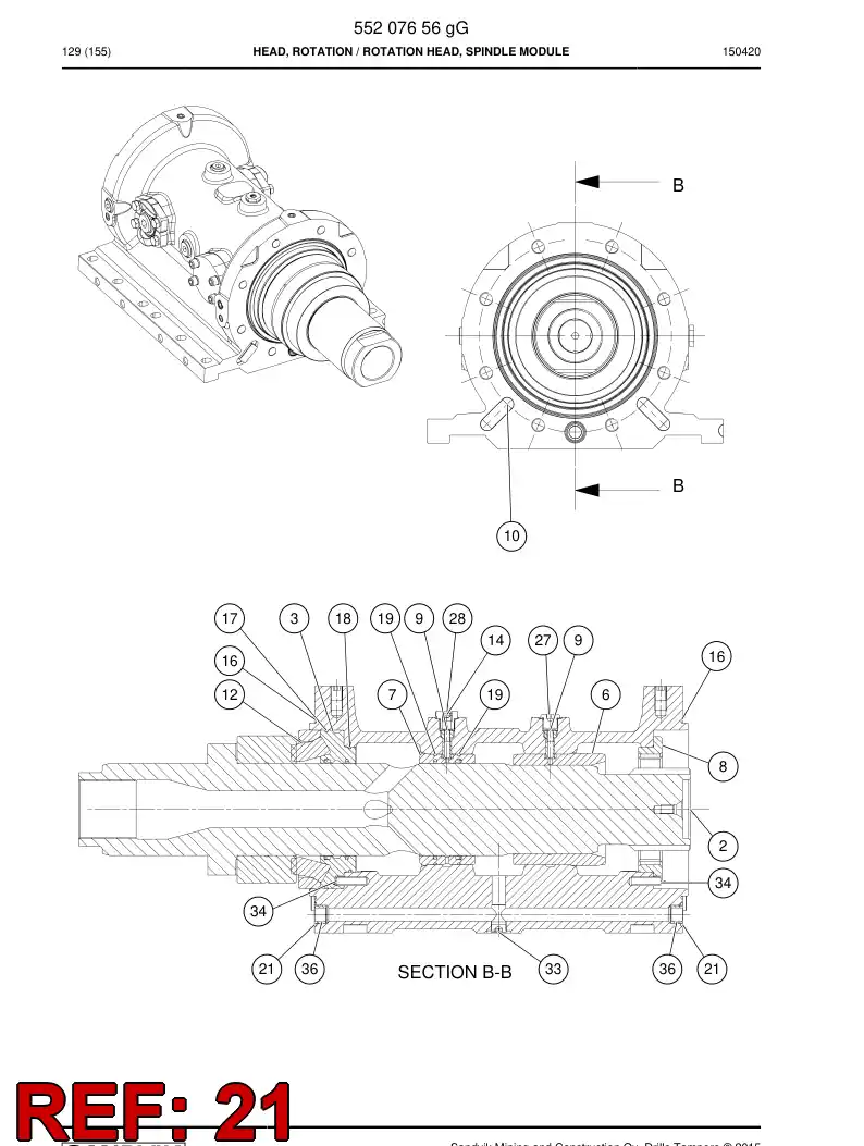 88750669a 887 506 69a O-Ring - Sandvik Technical Drawing