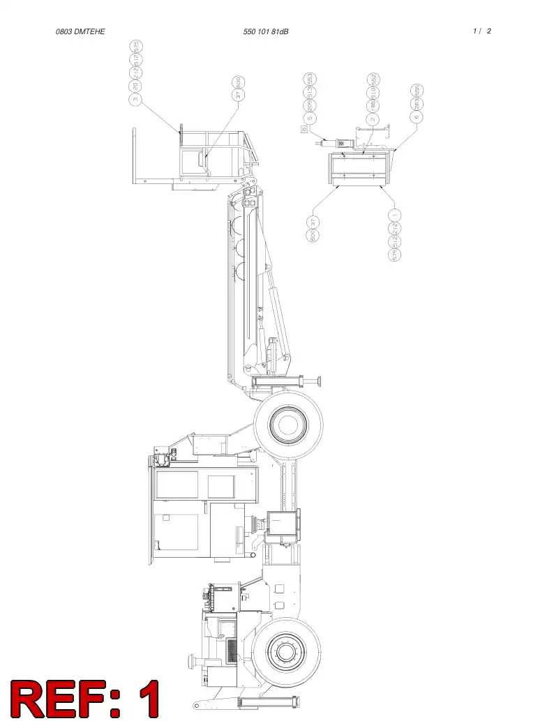 88753029 887 530 29 SWELLEX PUMP UNIT - Sandvik Technical Drawing