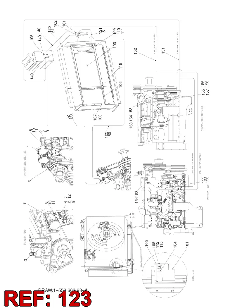 88755209 887 552 09 REFRIGERANT HOSE ASSEMBLY - Sandvik Technical Drawing