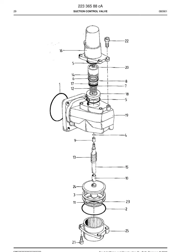 88756469b 887 564 69b Bushing - Sandvik Technical Drawing