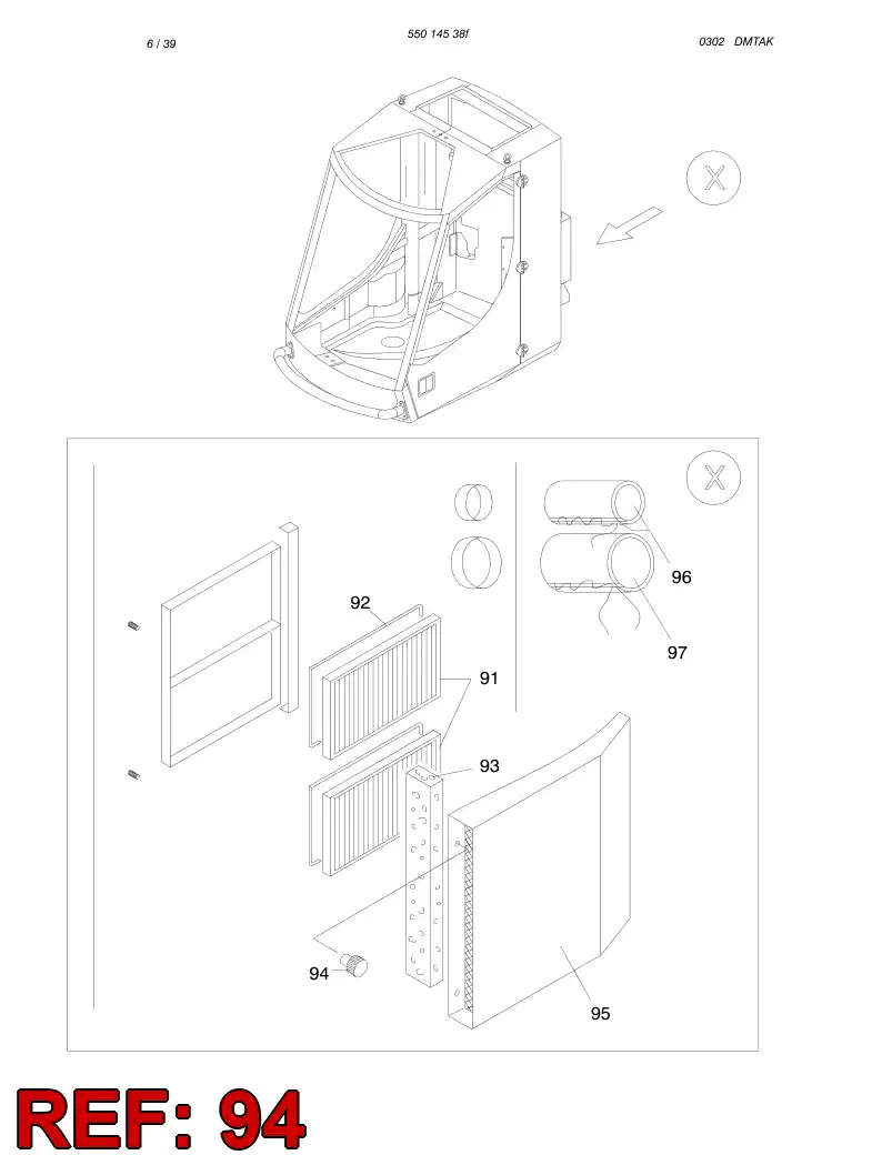 88756879 887 568 79 HANDLE - Sandvik Technical Drawing