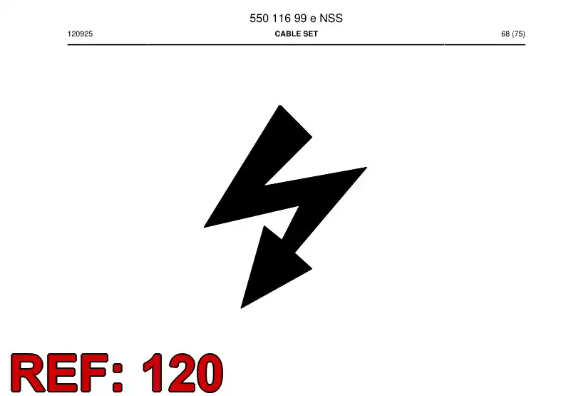 88757629b 887 576 29b Cable - Sandvik Technical Drawing