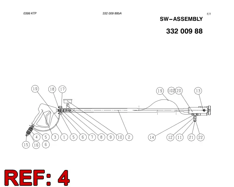 88758359 887 583 59 QUICK ACTION COUPLING - Sandvik Technical Drawing