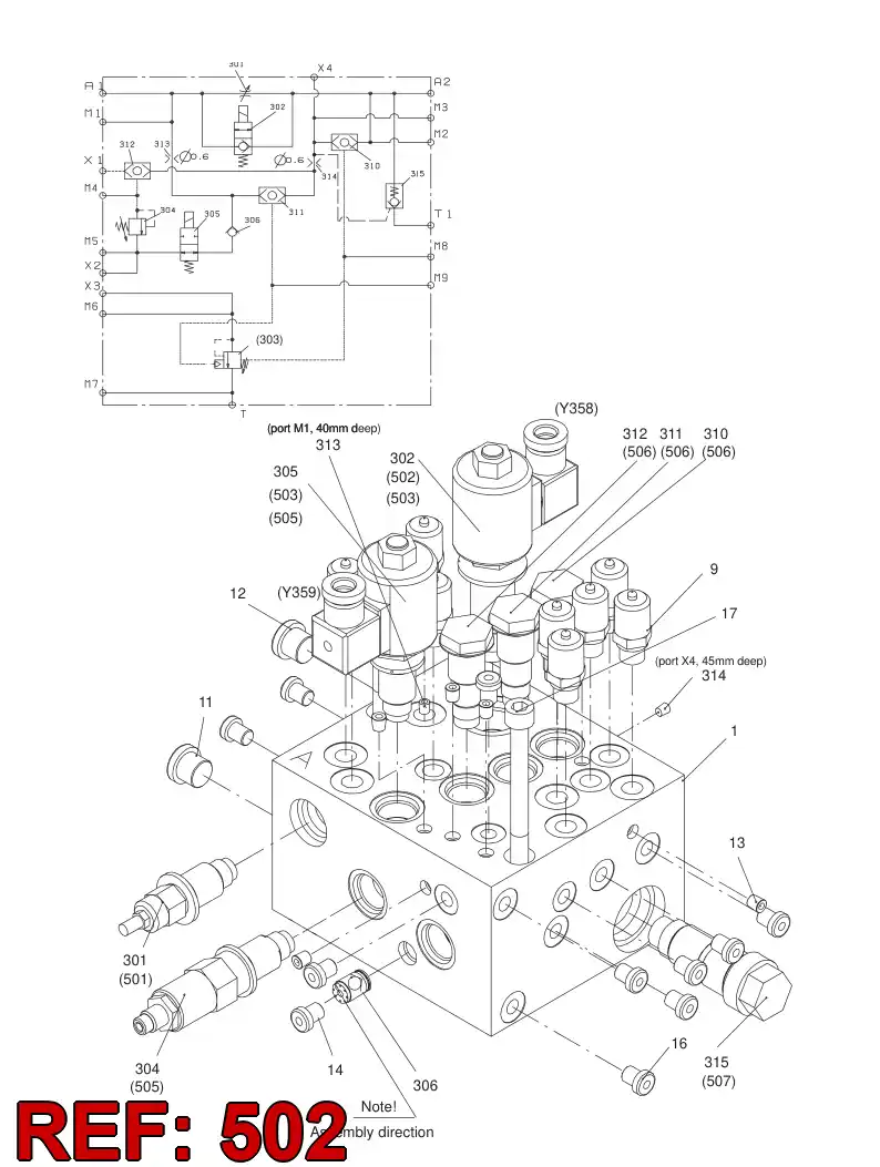 88763879 887 638 79 SEAL KIT - Sandvik Technical Drawing