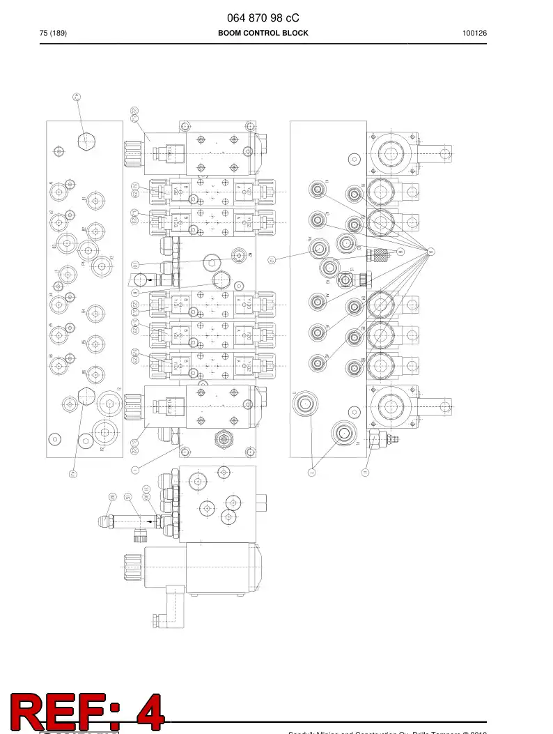 88764069a 887 640 69a Compensator, Pressure - Sandvik Technical Drawing